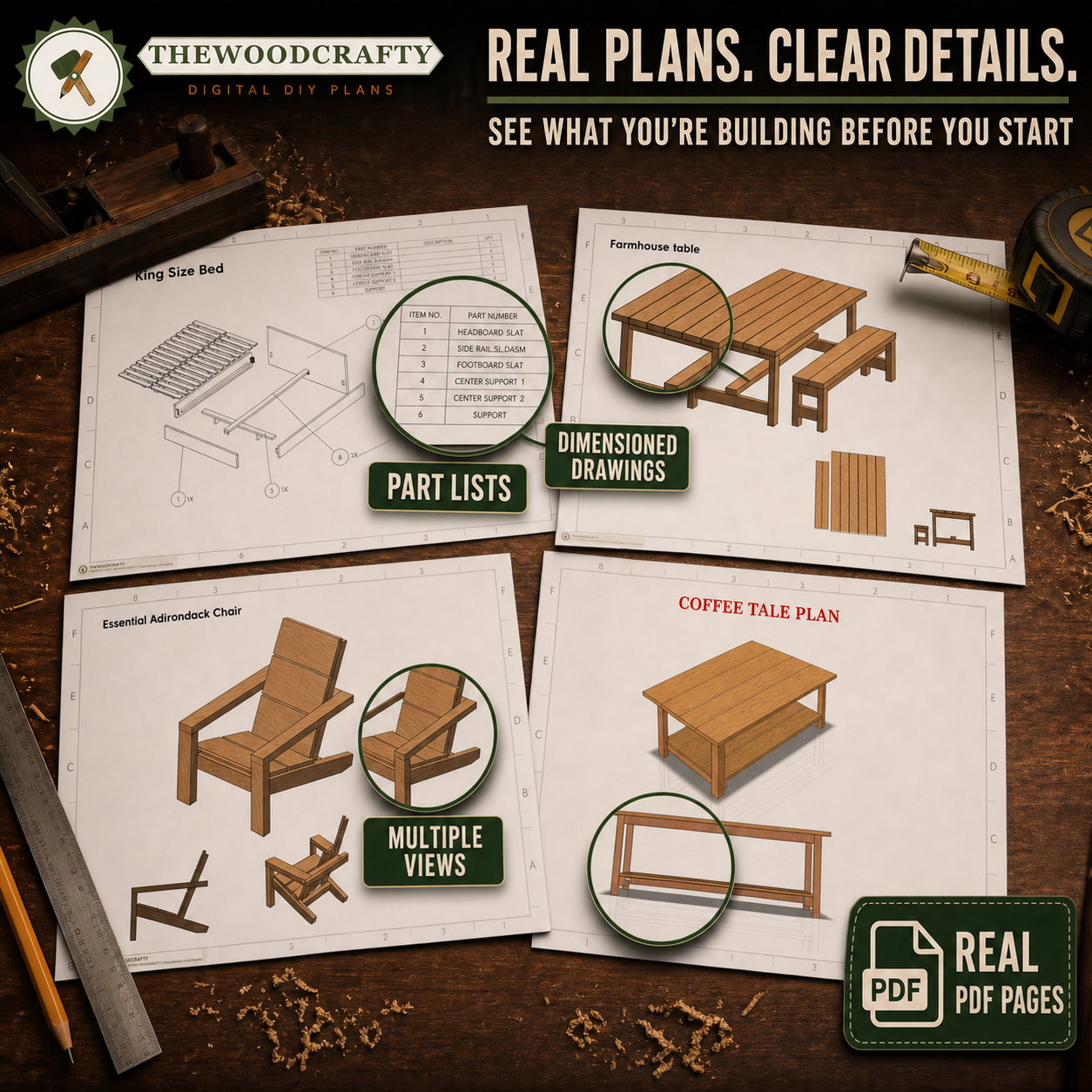 DIY Master Pack - 100+ Woodworking Projects