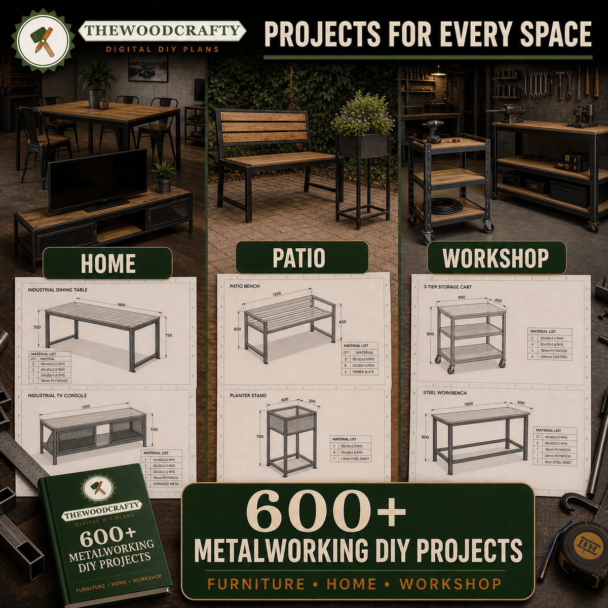 600+ Metalworking DIY Projects